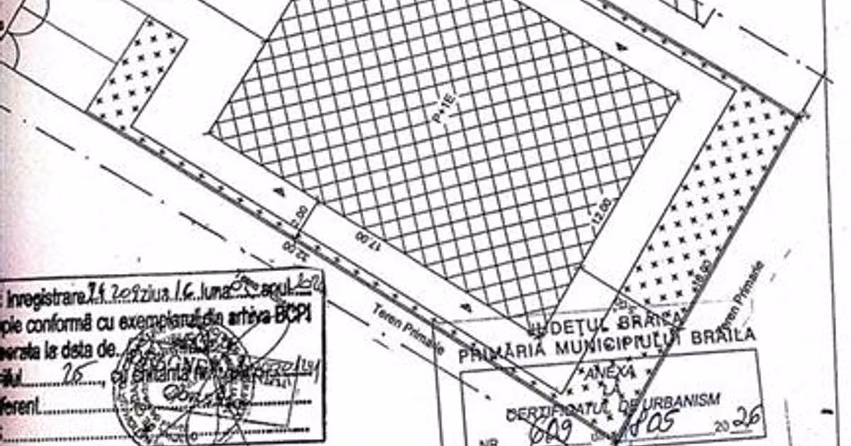 Teren Construcții intravilan de vânzare de 512 mp, în zona Apollo, Brăila