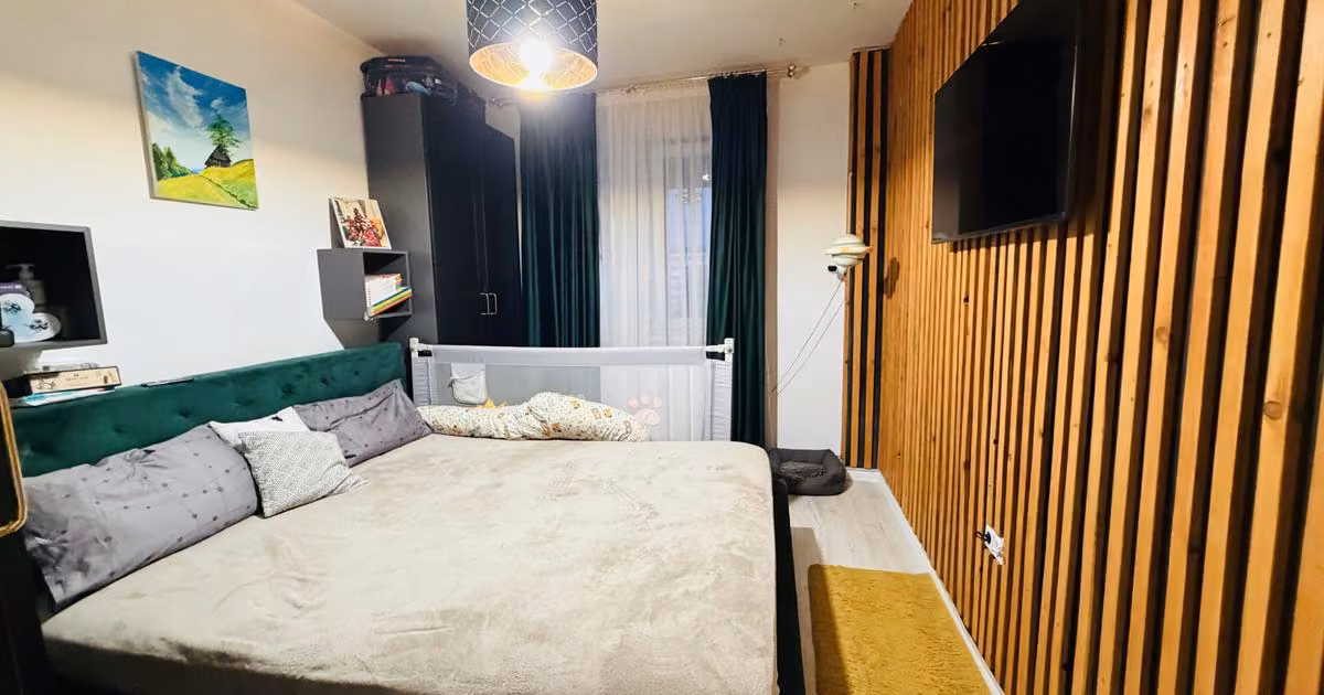 Apartament de vânzare cu 3 camere, mobilat în Chiajna