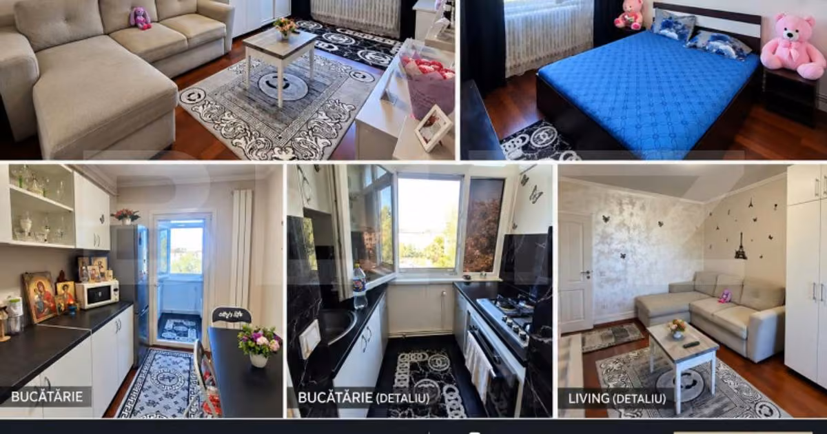 Apartament de vânzare cu 2 camere, mobilat în zona Dacia, Iași