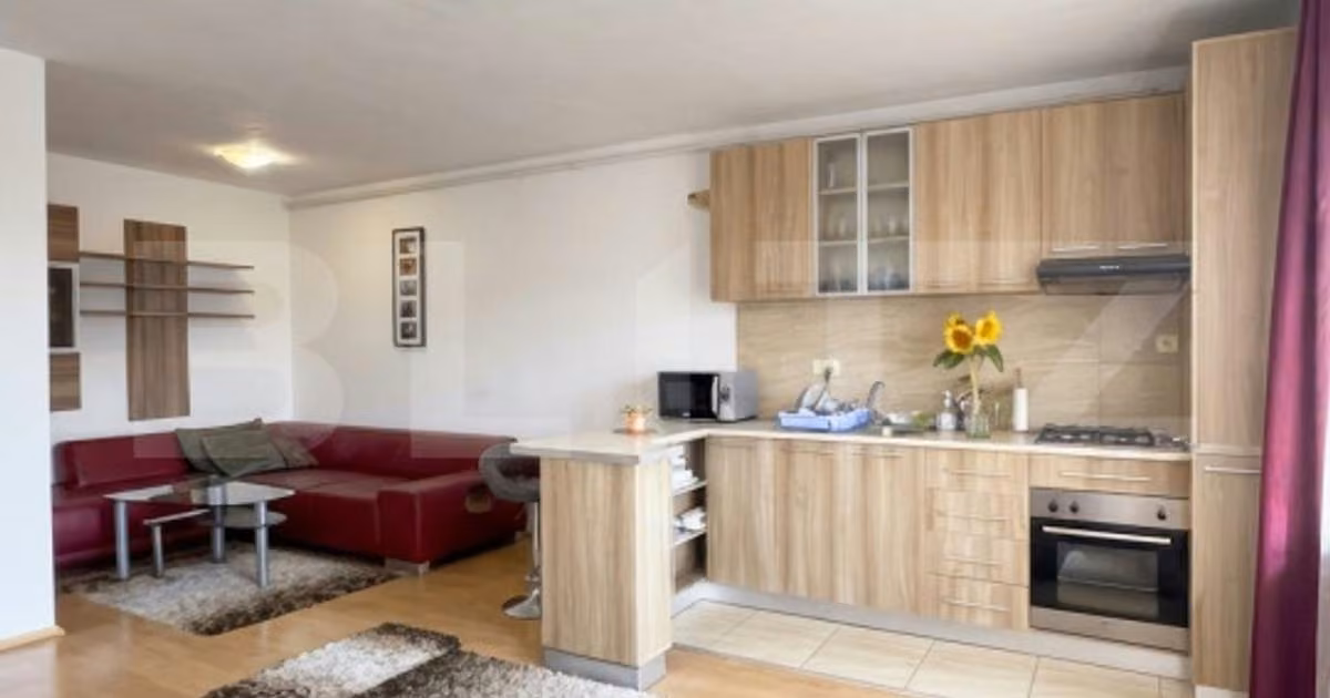 Apartament de vânzare cu 2 camere, mobilat în Baciu