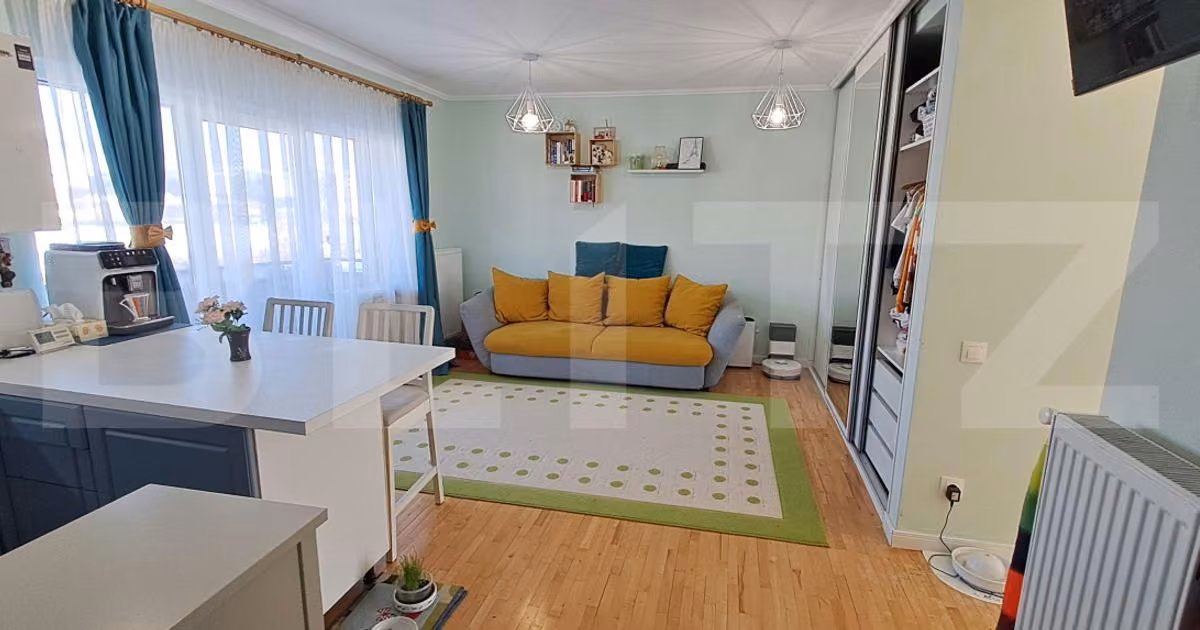 Apartament de vânzare cu 2 camere, mobilat în Florești