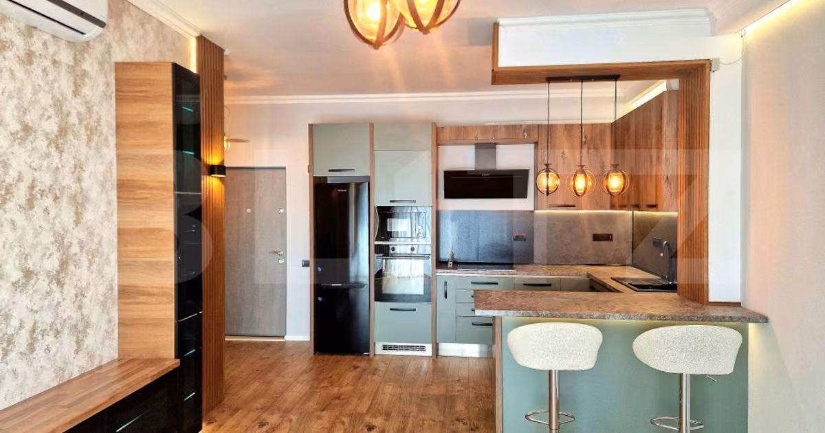 Apartament de vânzare cu 2 camere, mobilat în Florești