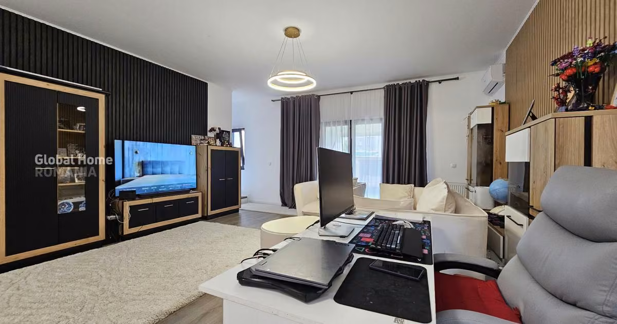 Duplex de vânzare cu 4 camere, mobilat în Tunari