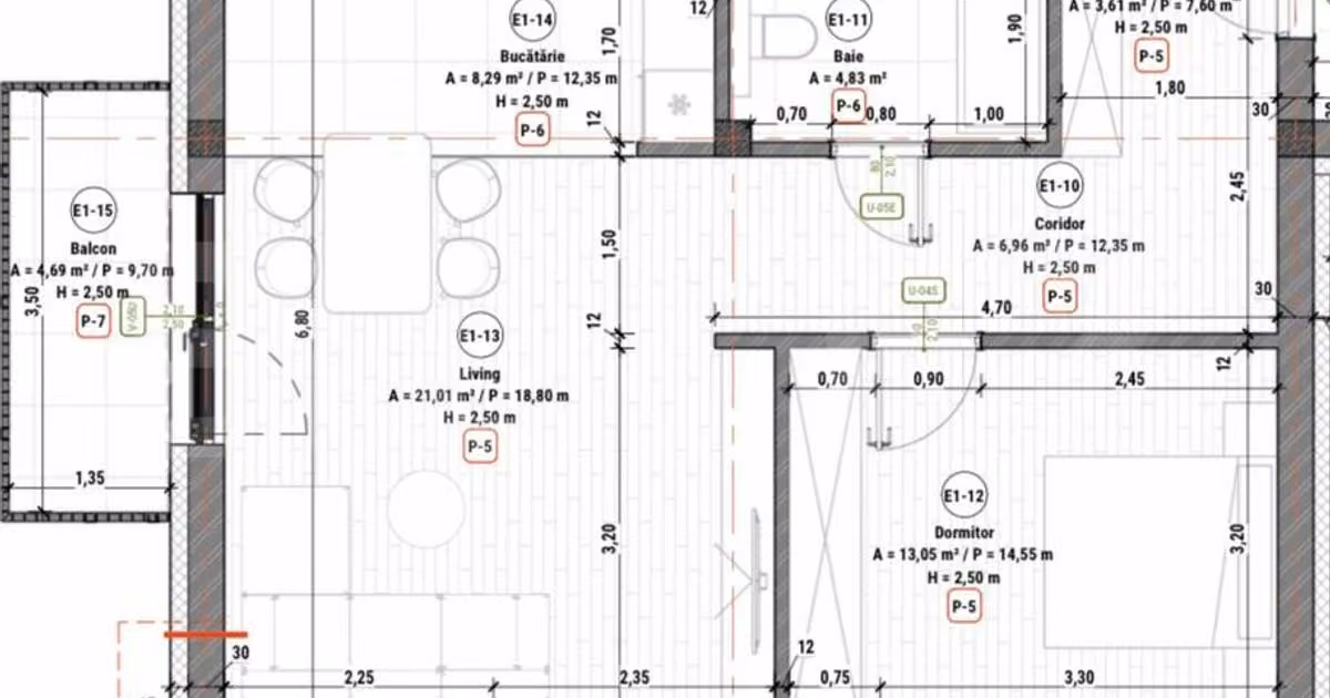 Apartament de vânzare cu 2 camere în Moșnița Veche