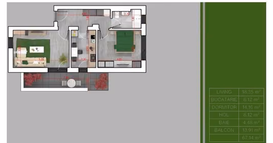 Apartament Titan
