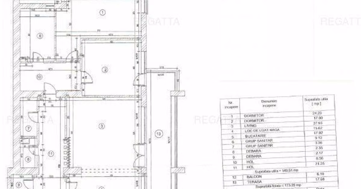 Apartament de vânzare cu 3 camere, mobilat în zona Herăstrău, Sector 1