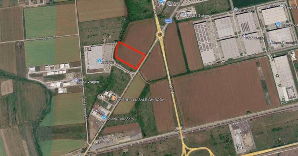 Teren Construcții extravilan de vânzare de 26800 mp, în zona Lugojului, Timișoara