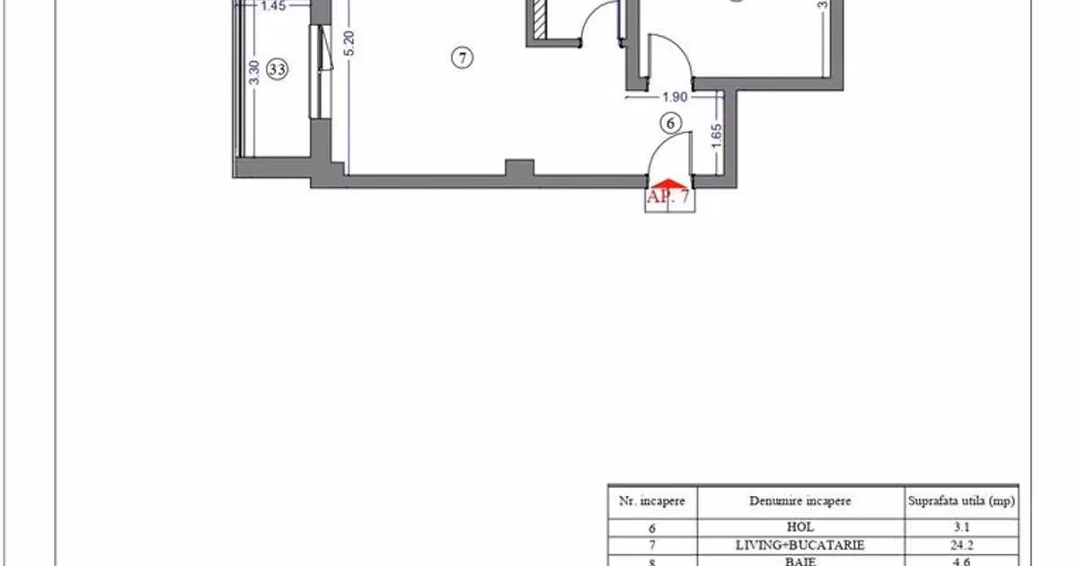 Apartament de vânzare cu 2 camere în zona Lipovei, Timișoara
