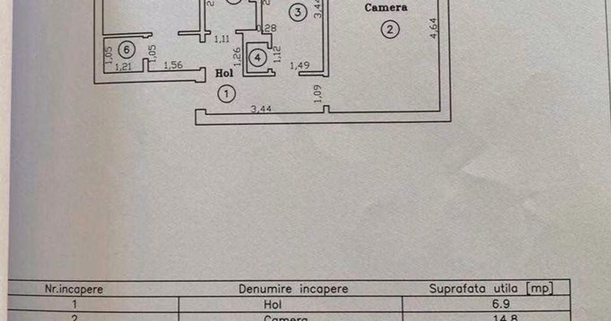 Apartament de vânzare cu 2 camere, mobilat în zona Tractorul, Brașov