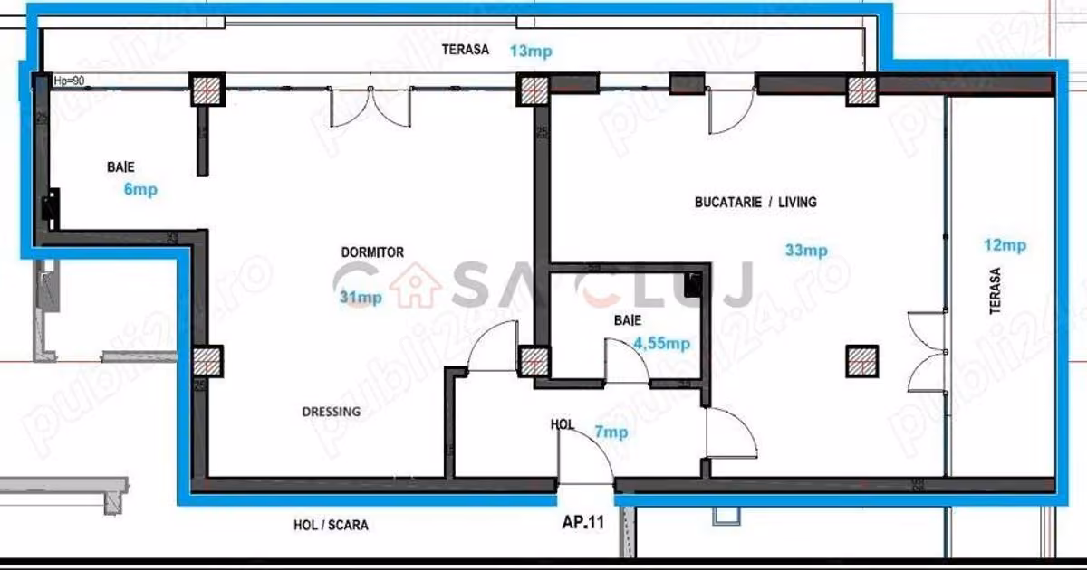 Apartament de vânzare cu 2 camere, mobilat în zona Plopilor, Cluj-Napoca
