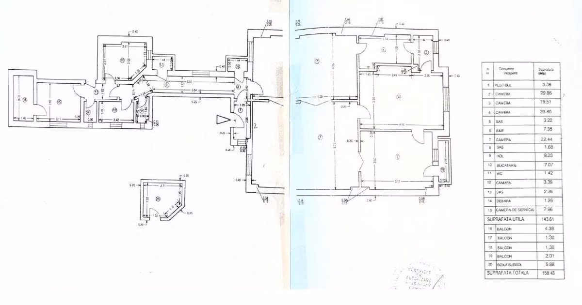 Apartament de vânzare cu 5 camere în zona P-ța Romană, Ultracentral