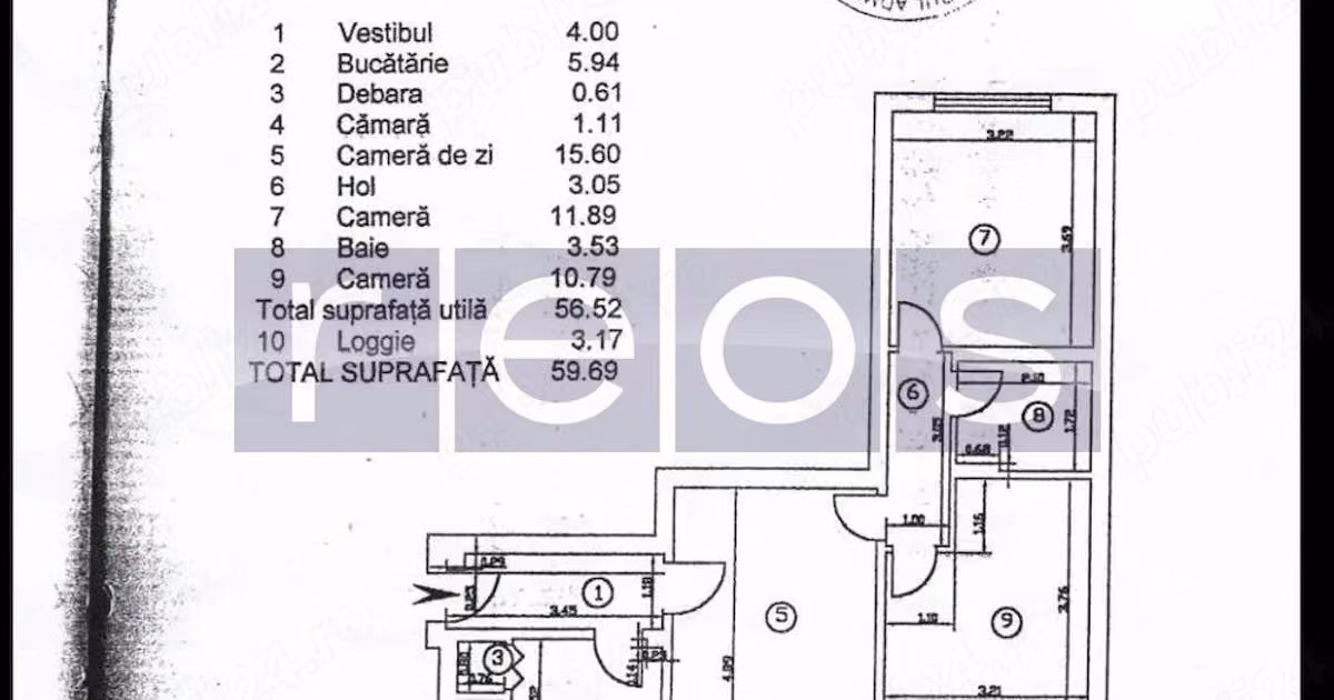 Apartament de vânzare cu 3 camere, mobilat în zona Crângași, Sector 6