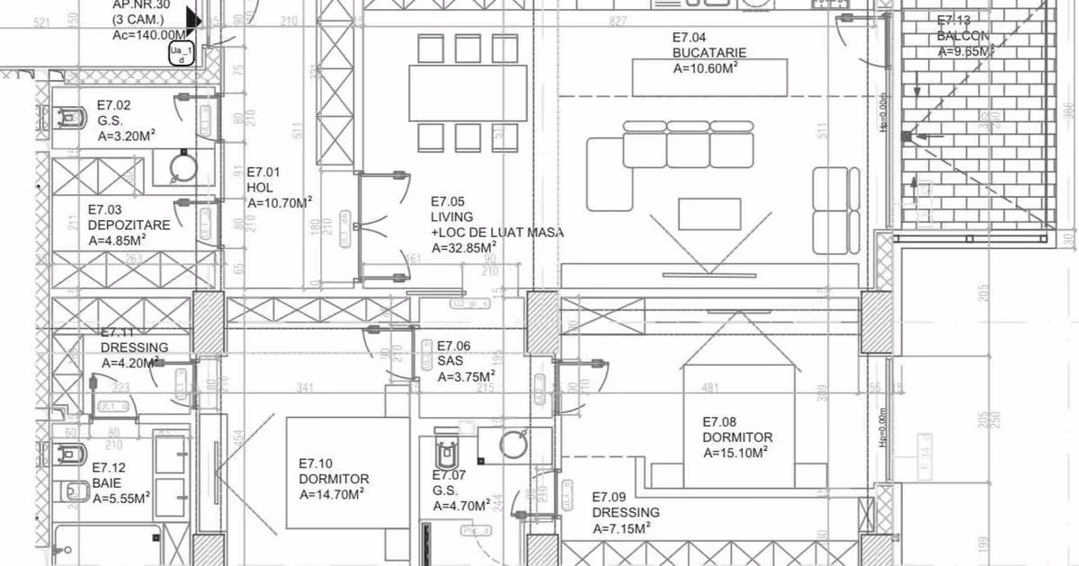 Apartament de vânzare cu 3 camere în zona Floreasca, Sector 1