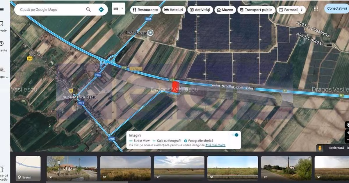 Teren agricol extravilan de vânzare de 6302 mp, în Rătești