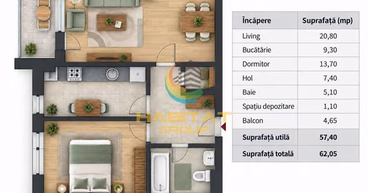 Apartament Titan