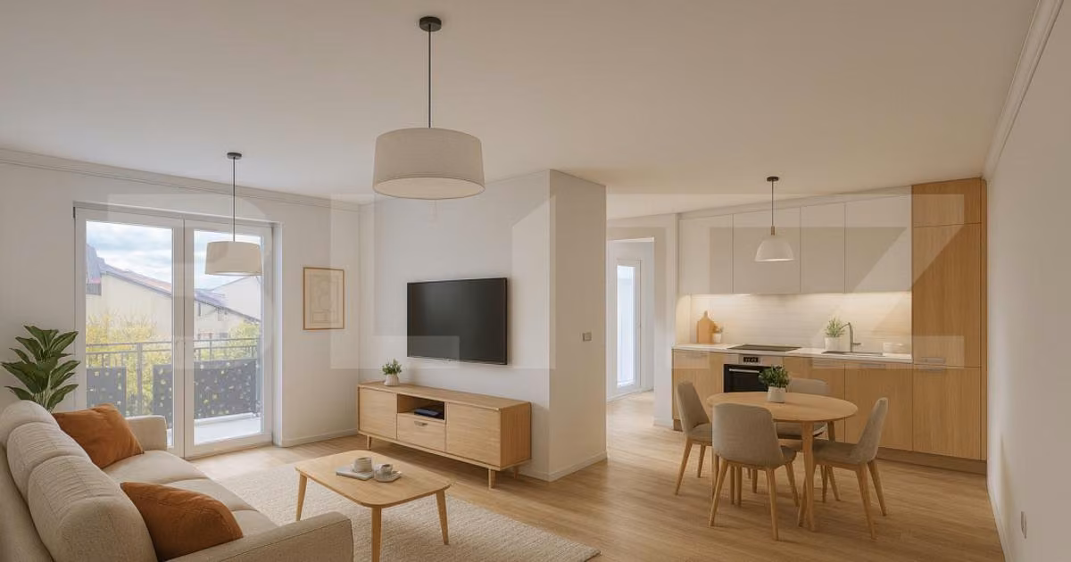 Apartament de vânzare cu 2 camere în Giarmata-Vii