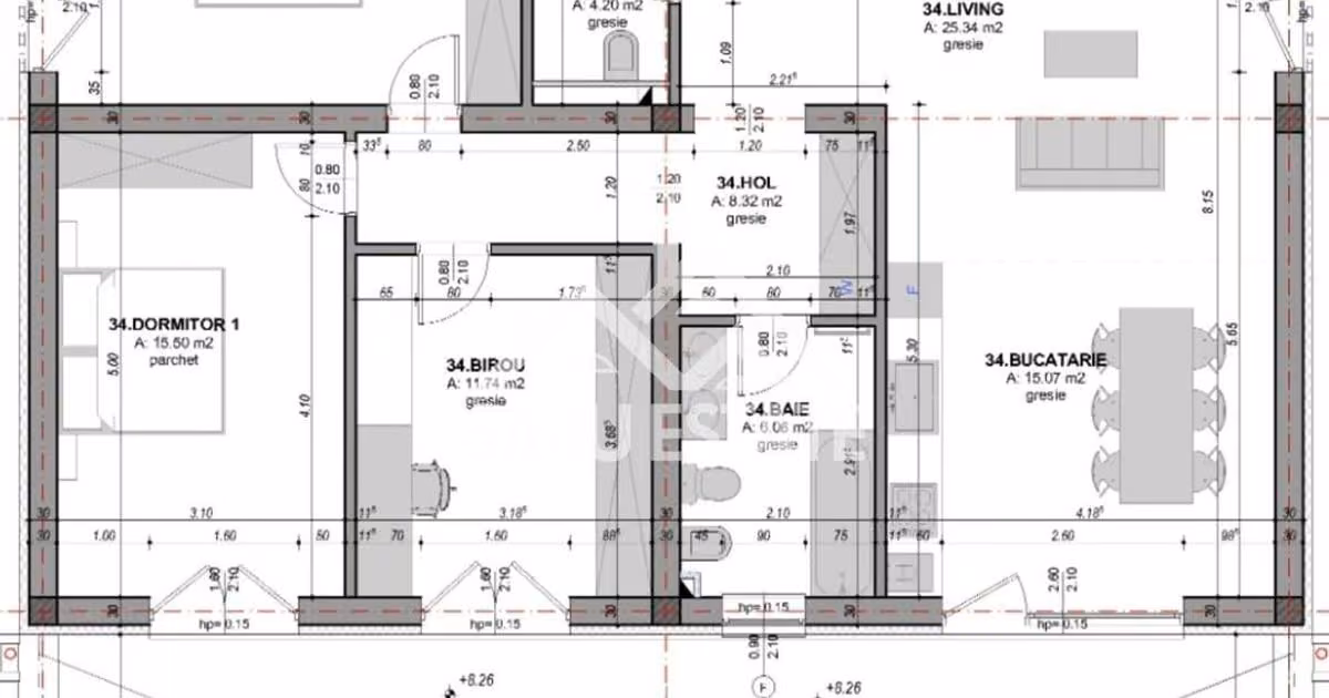 Penthouse de vânzare cu 4 camere, mobilat în zona Arhitecților - Calea Cisnădiei, Sibiu