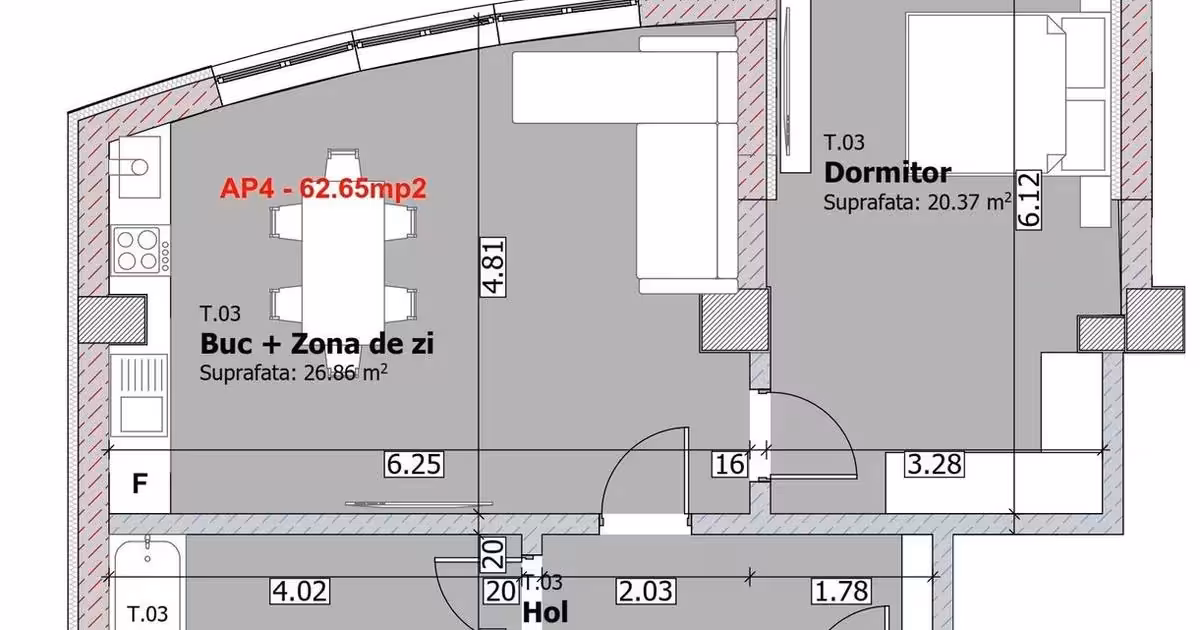 Apartament de vânzare cu 2 camere în zona Central, Vaslui