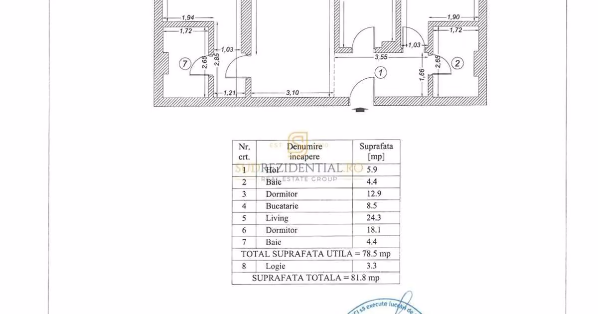Apartament de vânzare cu 3 camere în zona Berceni, Sector 4