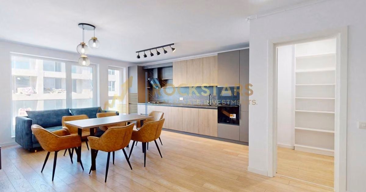 Apartament de vânzare cu 2 camere, mobilat în Voluntari