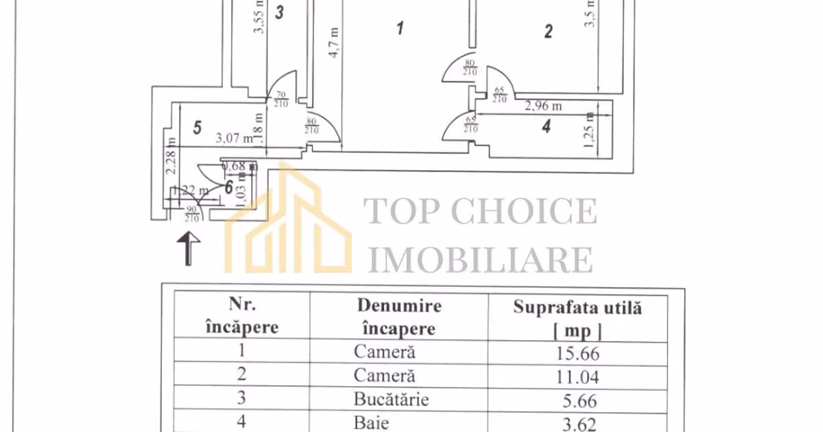 Apartament de vânzare cu 2 camere în zona Calea Victoriei, Ultracentral