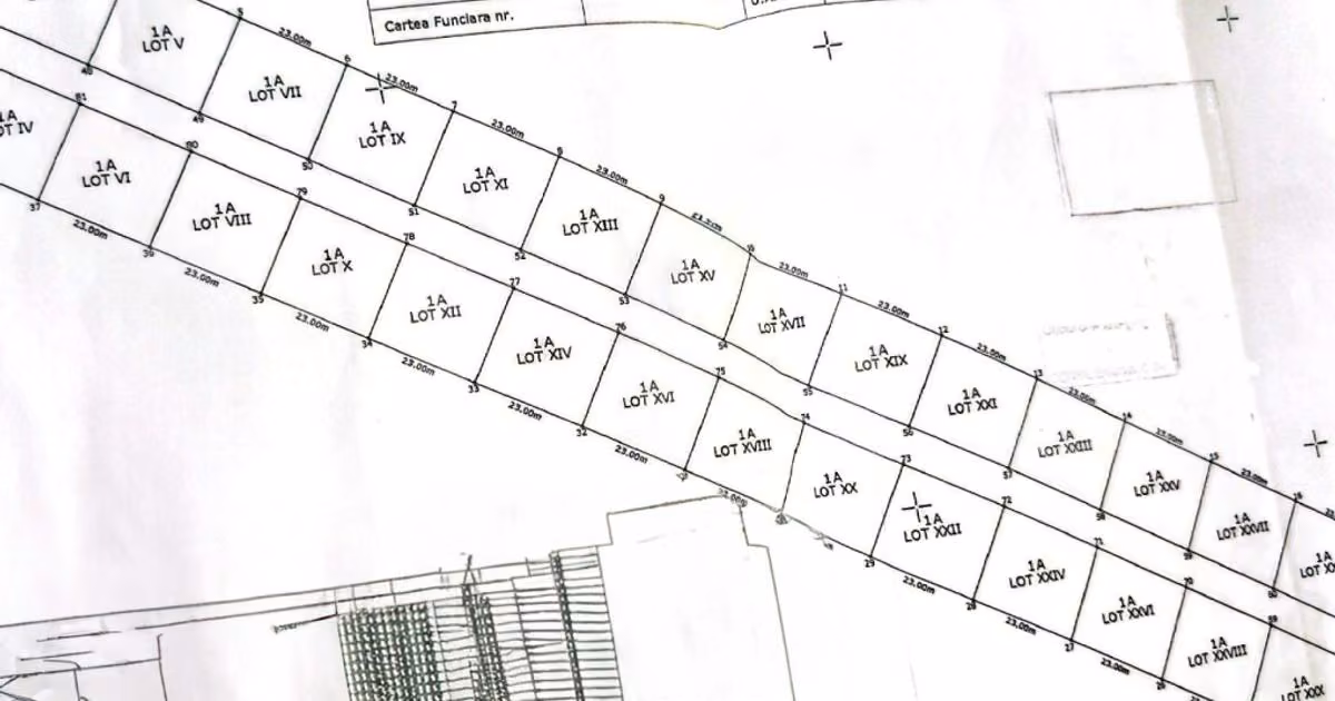 Teren Construcții intravilan de vânzare de 1000 mp, în Ciurbești