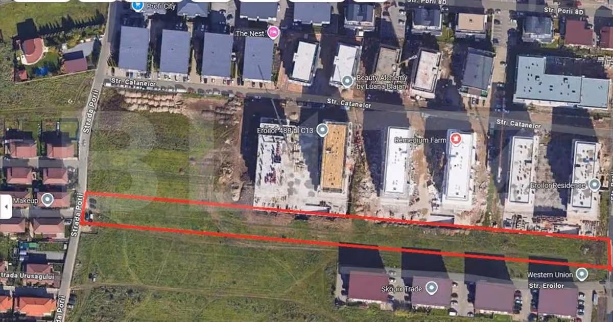 Teren Construcții intravilan de vânzare de 5700 mp, în Florești