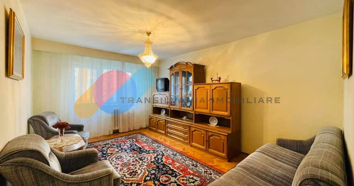 Apartament de vânzare cu 3 camere, mobilat în zona Mănăștur, Cluj-Napoca