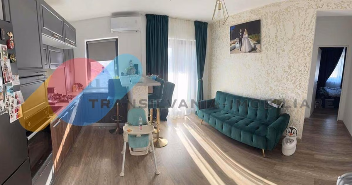 Apartament de vânzare cu 3 camere în Apahida