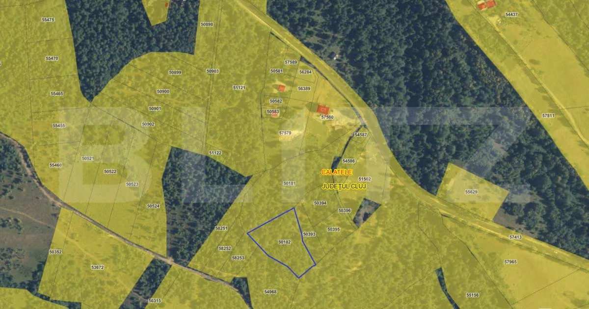 Teren agricol extravilan de vânzare de 4500 mp, în Dealu Negru