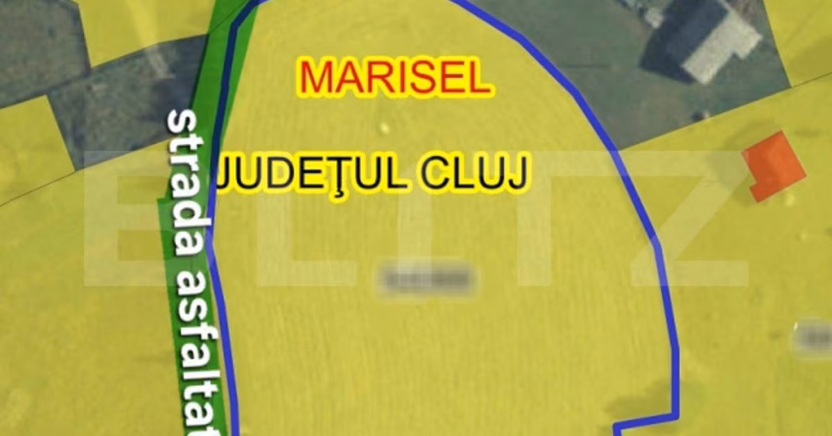 Teren Construcții extravilan de vânzare de 12474 mp, în Mărișel