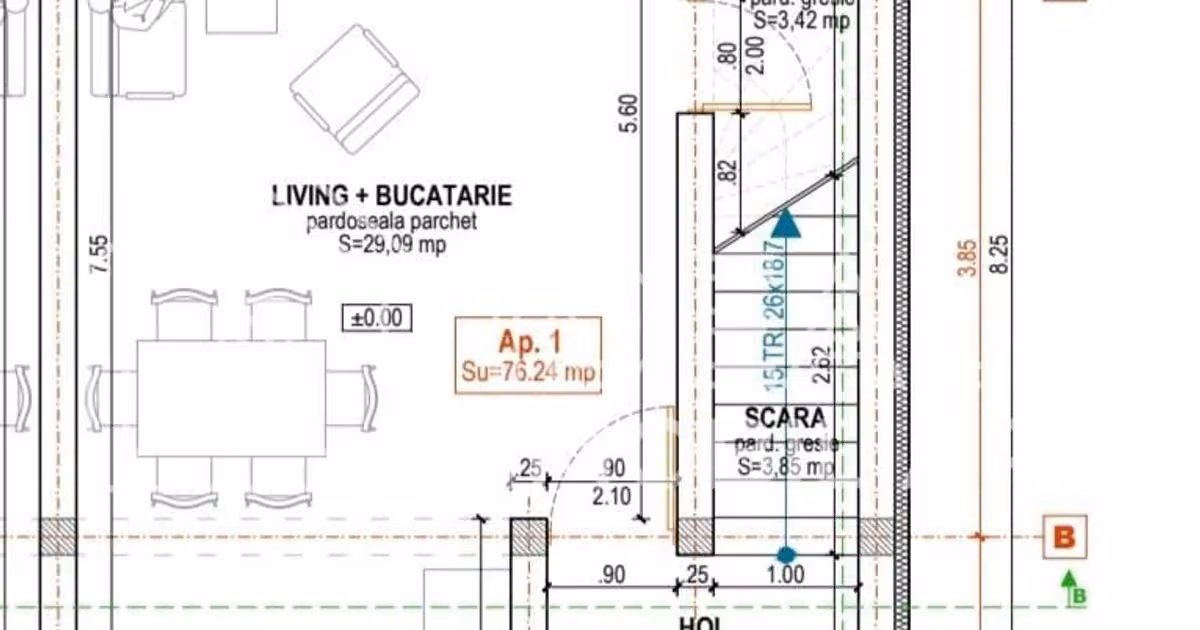 Casă de vânzare cu 3 camere în zona Arhitecților - Calea Cisnădiei, Sibiu