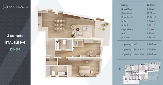 Apartament Unirii