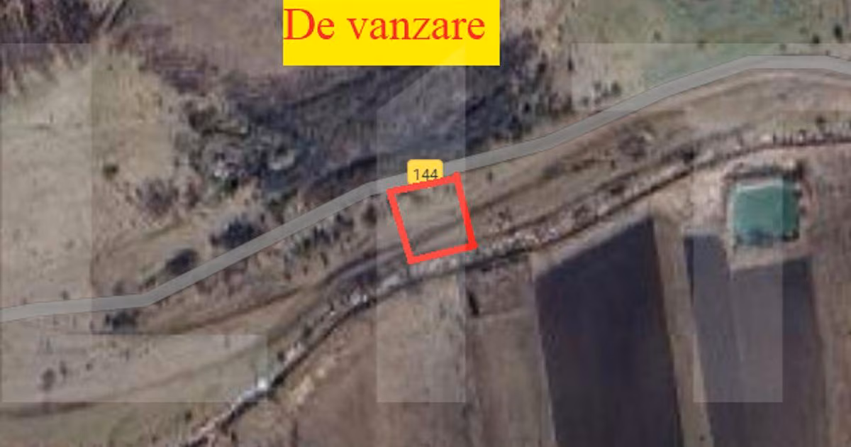 Teren agricol extravilan de vânzare de 1760 mp, în Corușu