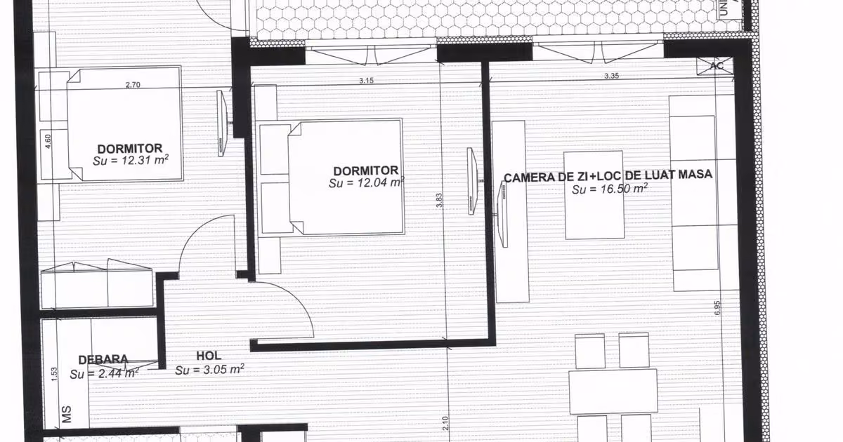 Apartament de vânzare cu 2 camere în zona Ultracentral, Oradea