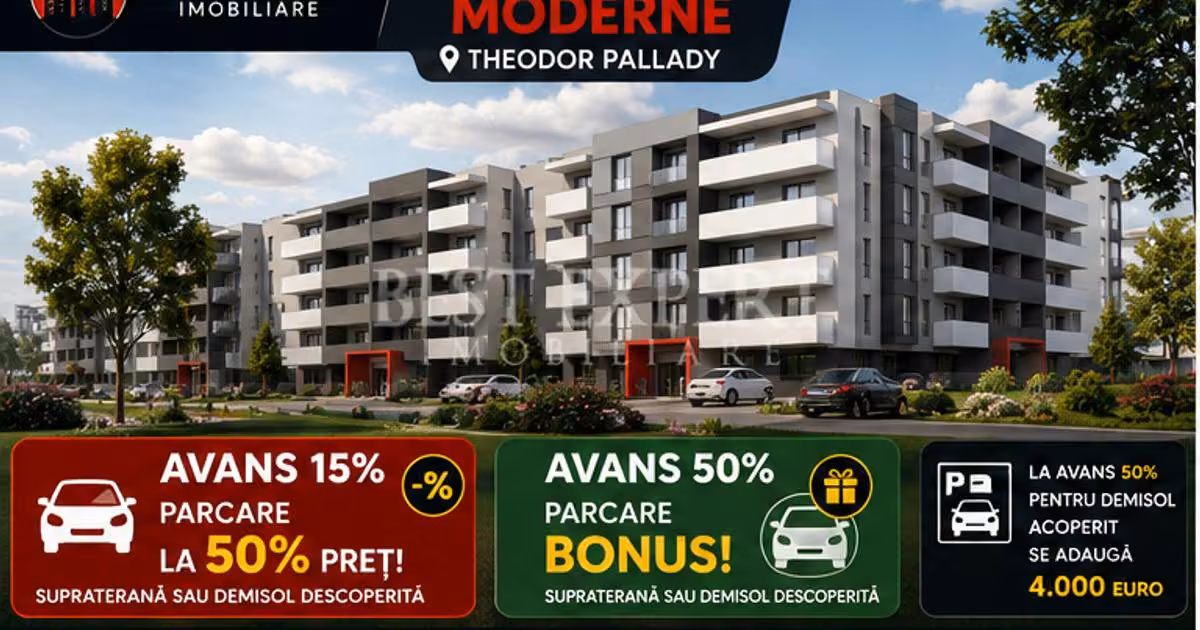 Apartament de vânzare cu 2 camere în zona Theodor Pallady, Sector 3