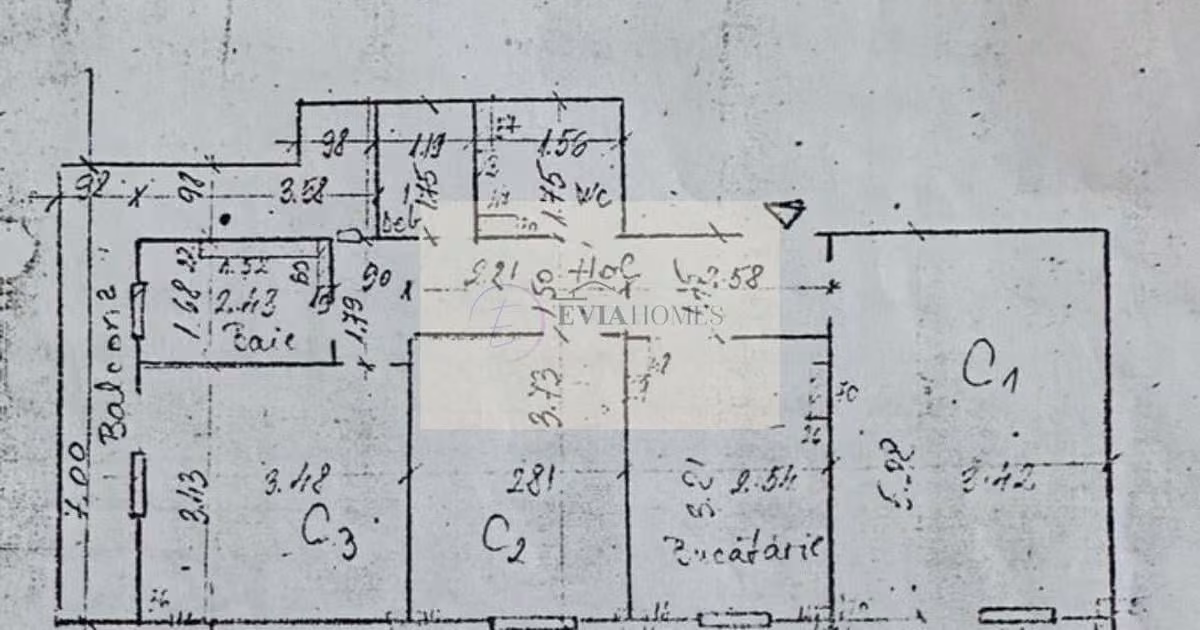 Apartament de vânzare cu 3 camere, mobilat în zona Mănăștur, Cluj-Napoca