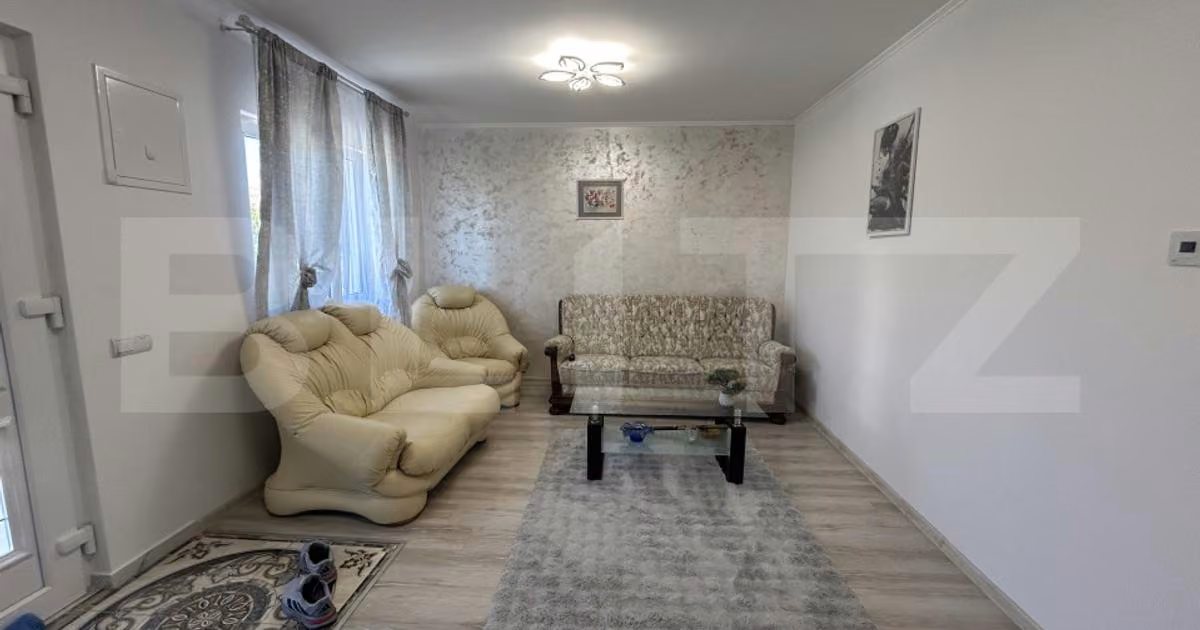 Duplex de vânzare cu 3 camere, mobilat în Mintiu Gherlii
