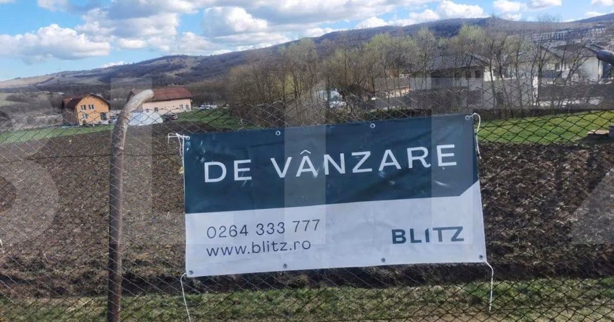 Teren Construcții intravilan de vânzare de 1200 mp, în Baciu