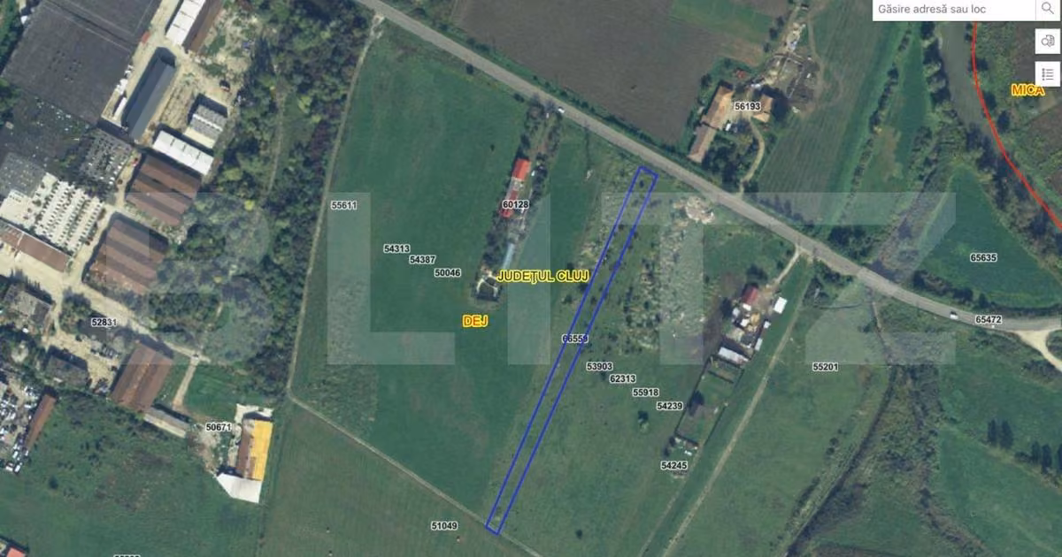 Teren Construcții intravilan de vânzare de 2900 mp, în Dej