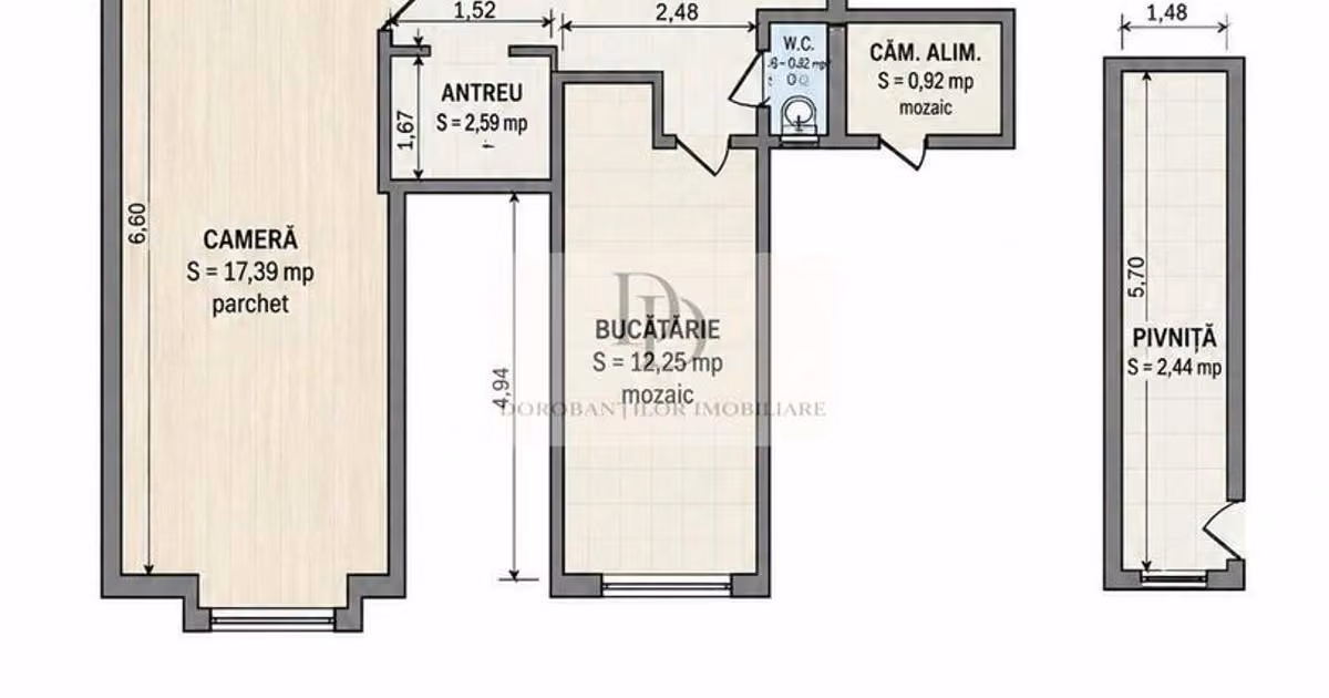 Apartament de vânzare cu 1 camere, mobilat în zona Ultracentral, Cluj-Napoca