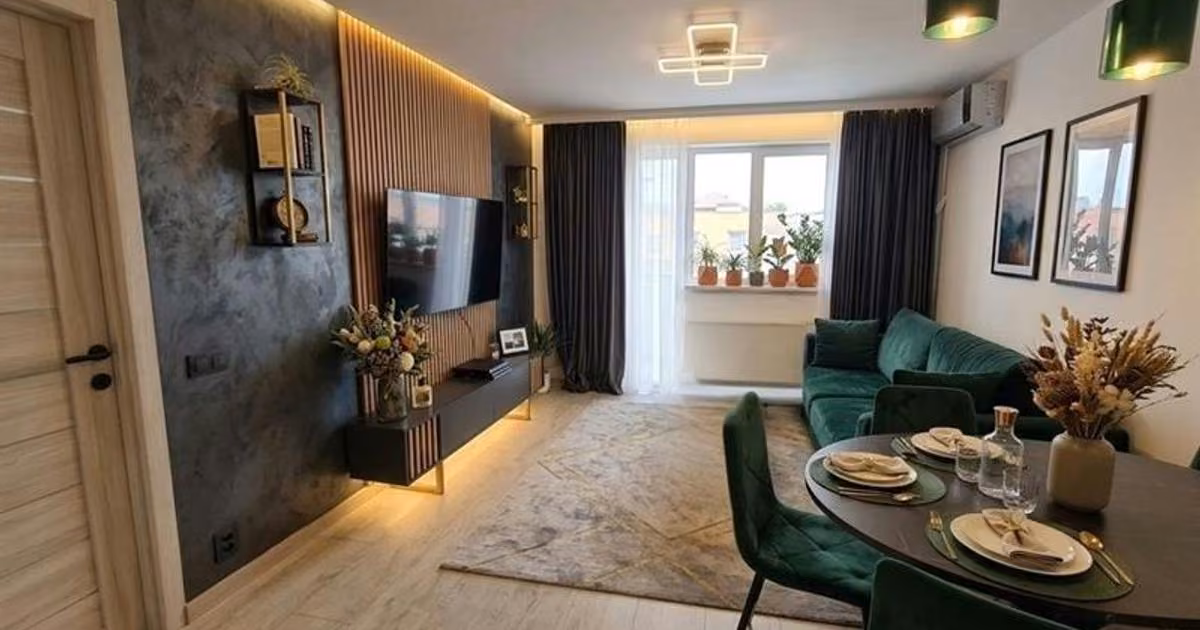 Apartament de vânzare cu 2 camere, mobilat în zona Griviței, Brașov
