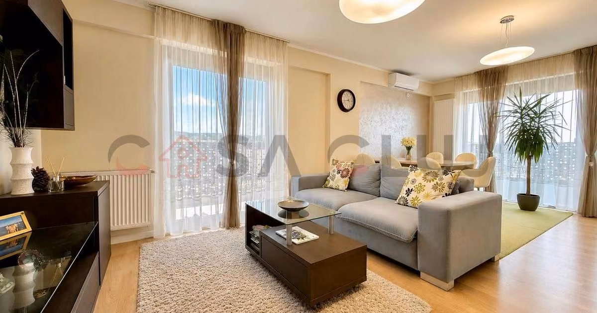 Apartament de vânzare cu 4 camere, mobilat în zona Calea Turzii, Cluj-Napoca