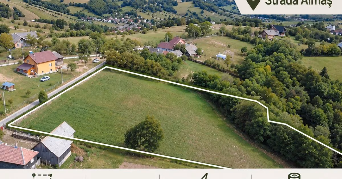 Teren Construcții intravilan de vânzare de 6067 mp, în Barcani