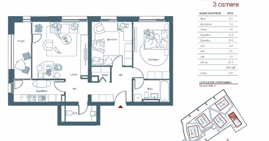 Apartament Cetate