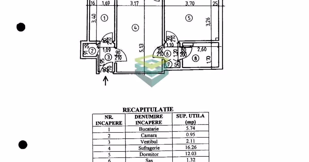 Apartament de vânzare cu 2 camere în zona Drumul Taberei, Sector 6