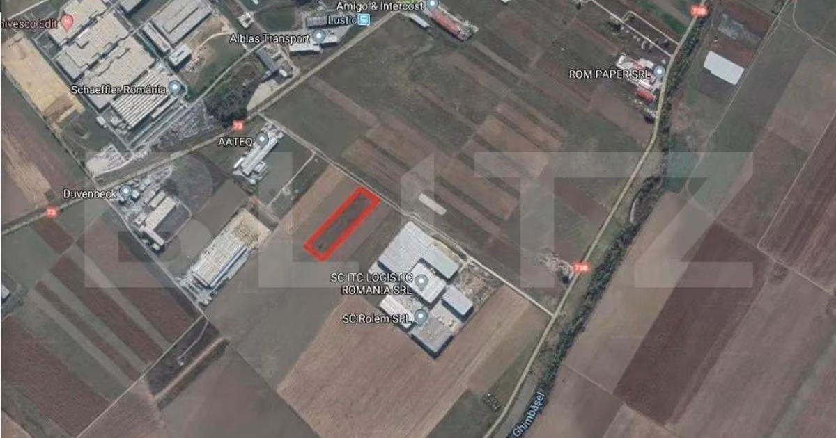 Teren Construcții intravilan de vânzare de 9250 mp, în Cristian