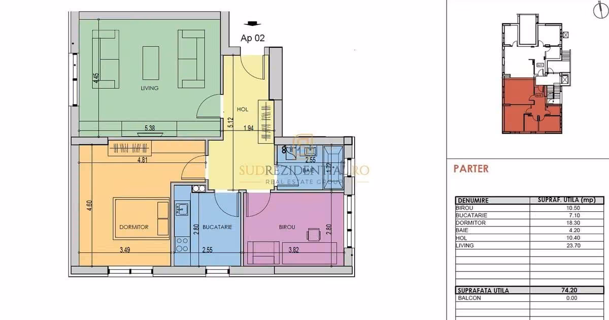 Apartament de vânzare cu 3 camere în zona Berceni, Sector 4