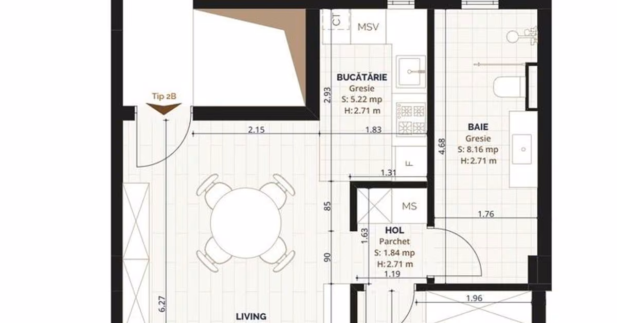 Apartament de vânzare cu 2 camere în zona Torontalului, Timișoara