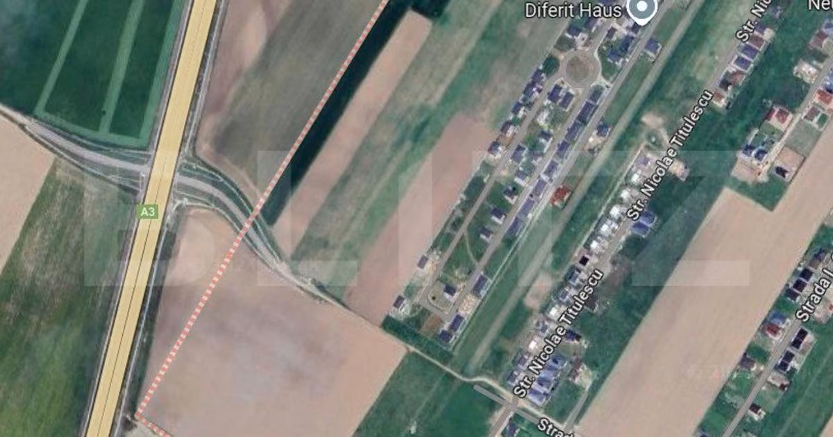 Teren Construcții intravilan de vânzare de 600 mp, în Cristian